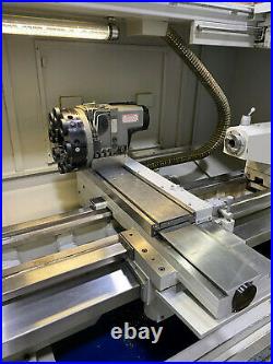 Milltronics Model ML22 CNC Flat Bed Lathe with Live Tools and C-Axis