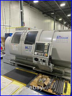 Milltronics Model ML22 CNC Flat Bed Lathe with Live Tools and C-Axis