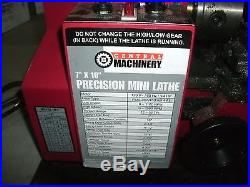 Mini Lathe 7 X 10 Central Machinery Micro Mill Machine Tooling 93212