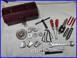 Mini Lathe Tool Parts Set in Metal Box, Change Gears 14mm Bore, Centers, Others