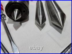 Mini Lathe Tool Parts Set in Metal Box, Change Gears 14mm Bore, Centers, Others