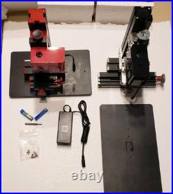 Mini Motorized Lathe Machine Multi Functional Woodworking Tools Lot of 2 used