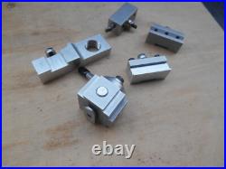 Mini lathe tool holder quick change set