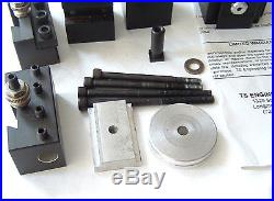 Mixed Lot Tool Post Holders TS Engineering Quick Change for Sherline Mini Lathe