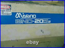 Miyano BND-20S Live tool cnc lathe Fanuc OT control