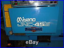 Miyano JNC-455 CNC Lathe Sub Spindle / Live Tools / Barfeed