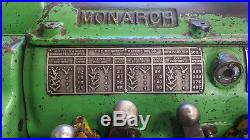 Monarch lathe 16(18½) x 54 between centers, taper turning, tools, DRO, H. Duty