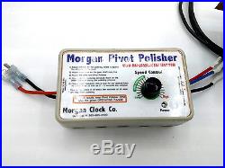 Morgan pivot polisher for clock pivots mounted to watchmaker's lathe tailstock