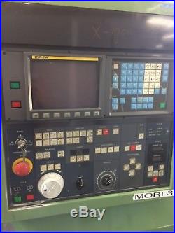Mori Seiki SL-25B5 CNC Lathe, MF-T4 Control, Tool Preseter, Tailstock, 10-Turret