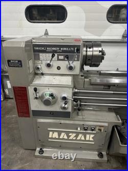 NICE Mazak 18x60 Metal Lathe Very Well Tooled Up Gap Bed Adjustable Brake