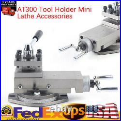 New AT300 Mini Lathe Accessories Metal Change Lathe Tool Holder Tool Kit