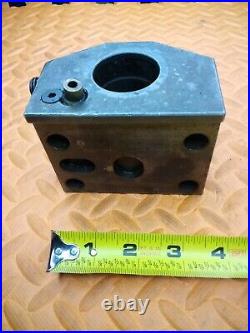 OKUMA 1 1/2 I. D. Turret Lathe Tool Holder Tooling Block 80mm X 45mm BHP 1.5