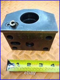 OKUMA 1 1/2 I. D. Turret Lathe Tool Holder Tooling Block 80mm X 45mm BHP 1.500