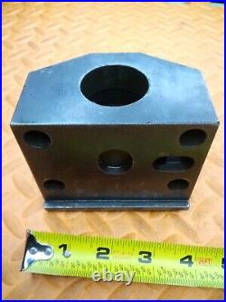 OKUMA 1 1/2 I. D. Turret Lathe Tool Holder Tooling Block 80mm X 45mm BHP 1.500