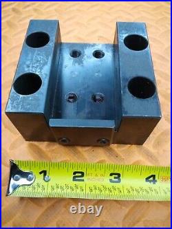 OKUMA 1 Sq (2 slot) Lathe Turning Tool Holder Tooling Block 80mmX45mm BHP 1.0