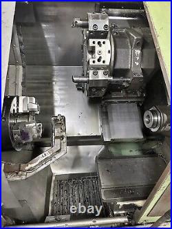 OKUMA LB15BB CNC LATHE, IGF with Graphics, Tool Setter, Tailstock, Chip Conveyer