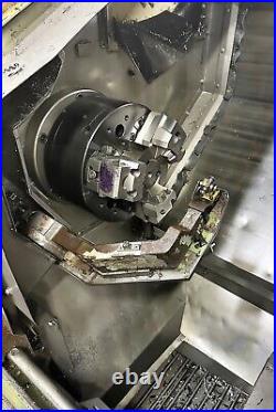 OKUMA LB15BB CNC LATHE, IGF with Graphics, Tool Setter, Tailstock, Chip Conveyer