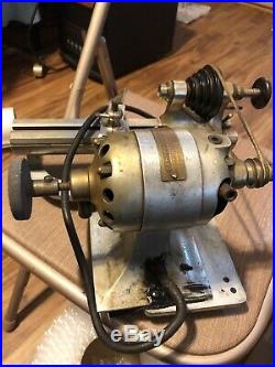 OLD WATCH MAKERS LATHE 11 LONG ELSON 190 With Hamilton Motor 115 AC/DC