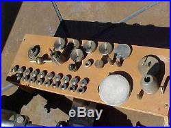 Original Vintage Swiss Bergeon Watchmaker Lathe And Many Accessories