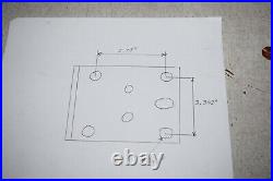 Okuma CNC Lathe Tool Holder Block 2 Hole Lot of 2