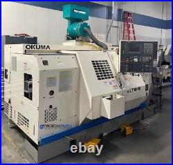 Okuma LT10-M CNC Lathe, Twin Spindles and Twin Turrets with Live tooling