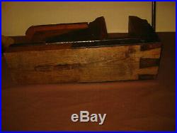 Old Primitive Carpentry Carpenter Press Wood Wooden Lathe Vise Clamp Tool 1900