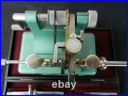 Original Flume Rollifit Pivofix watchmakers lathe with Hahn Jacot Tool