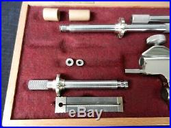 Original Steiner Jacot tool, watchmakers lathe, with accessories, perfect