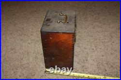 Original wooden box lathe milling attachment tool Logan South Bend