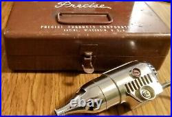 PRECISE LATHE TOOL POST DIE GRINDER WithCASE RACINE WISCONSIN VG CONDITION VINTAGE
