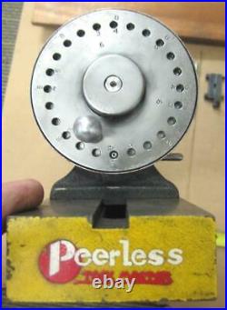 Peerless Indexing Centers Fixture Machinist Tool Shop Garage Shaper Grinder Rare