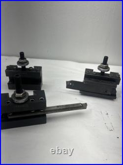Phase II 250-302 #2 Boring, Turning & Facing Holder Lathe Swing 3pcs W Tools