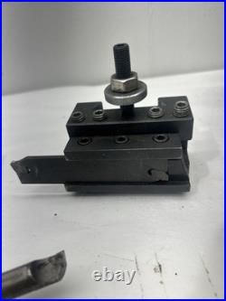 Phase II 250-302 #2 Boring, Turning & Facing Holder Lathe Swing 3pcs W Tools