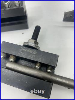 Phase II 250-302 #2 Boring, Turning & Facing Holder Lathe Swing 3pcs W Tools