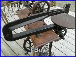 Pomeroy Companion Treadle Lathe withScroll Saw Attachment House Pat. Extra Rare