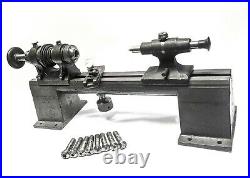 Pultra 10mm Watchmakers lathe, P-type long bed lathe