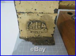 Pultra watchmakers 10mm lath & 21 collets old vintage watchmakers lathe