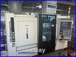 Quicktech T8-Twin-Y CNC Lathe, Year 2021, twin spindle, Live tool and Y axis