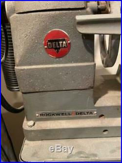 ROCKWELL / DELTA 12 WOOD LATHE With TOOLS & CUTTERS, USED LOCAL PICKUP ONLY
