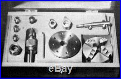 Rare Antique Vintage ManSon Lathe Accessory Kit Set Watchmaker Collets Tools