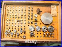 Rare! W. D. Clement Watchmaker Lathe + 100s of Accessories