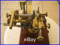 Rare and antique Gear wheel cutting machine watchmakers lathe original condition