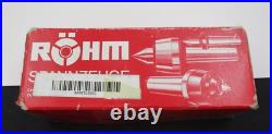Röhm 42315 Type 604H Basic Tool Steel Standard Revolving Tailstock Center
