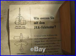 Rudolf Flume JKA precision dial gauge, watchmakers lathe, jacot tool