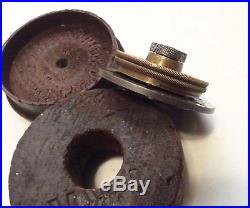 S. I. Snyder 1881 Patent Watchmakers 6 Jaw Lathe Chuck With Box