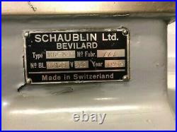 SCHAUBLIN 102-80 Lathe with Tooling