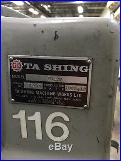 SHARP 26x120 ENGINE LATHE GAP BED INCH METRIC DIGITAL READ OUT TOOLING TAIWAN
