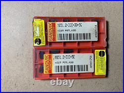 Sandvik R151.21-2020-30 Lathe Tool Holder T-Max Q-Cut and New N151.2-300 Inserts