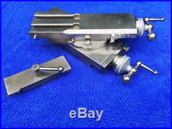Schaublin 102 lathe precision cross slide with 6 travel compound tool rest