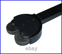 Self-Centering Knurling Tool with 2 x 1/2 Wheels, 5-3/4 x 1-1/2 x 3/4 Shank